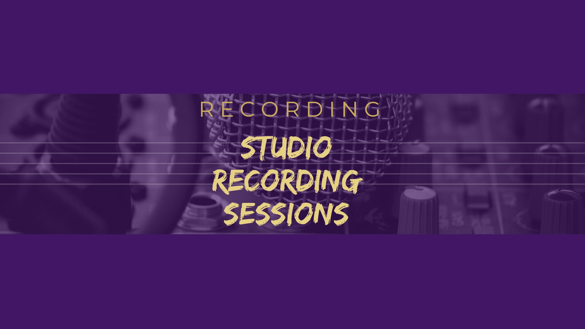 HEADER studio recording sessions