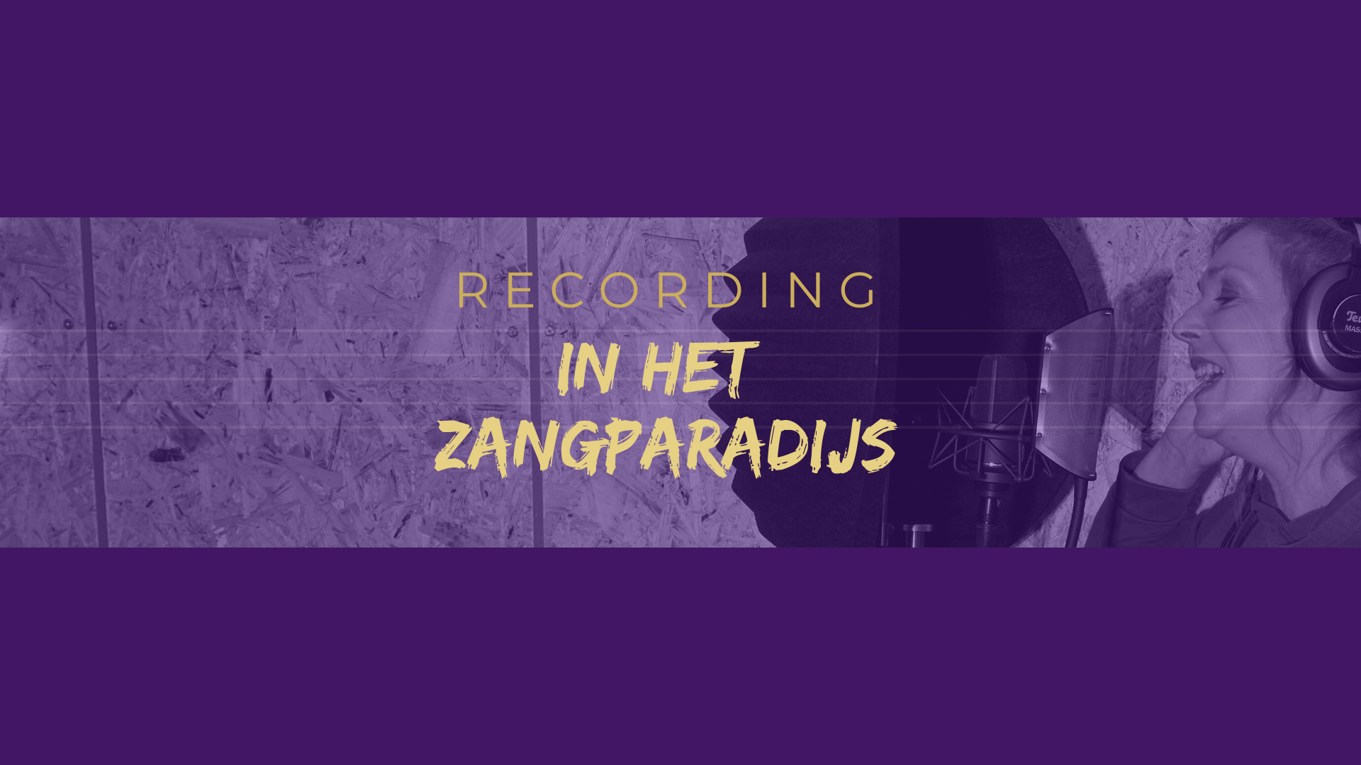 Recording in Het Zangparadijs